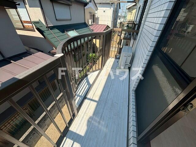 小川コーポのバルコニー