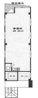 【間取り】 | スタンドアップ玉造（テナント） | スタンドアップ玉造（テナント）　間取り