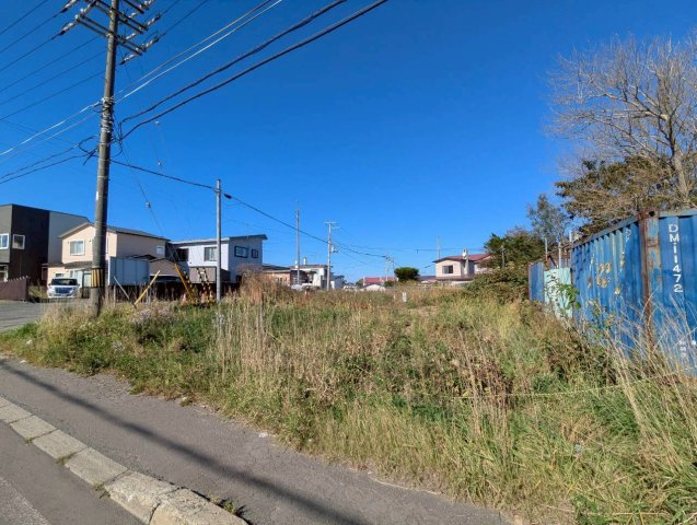 春採2丁目【120坪オーバー角地】売土地の外観|南西向き角地です