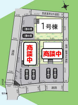 豊明市沓掛町川部 全3棟の区画図|事前予約にて現地ご見学いただけます！お気軽にお問い合わせください♪
■株式会社　セキュアハウス■
住宅ローンに強く、知識、経験豊富なスタッフ在籍
お客様に寄り添い、ご成約後もサポート致します。