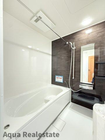 高松市国分寺町新居の新築一戸建の浴室|ゆったり過ごせるお風呂です