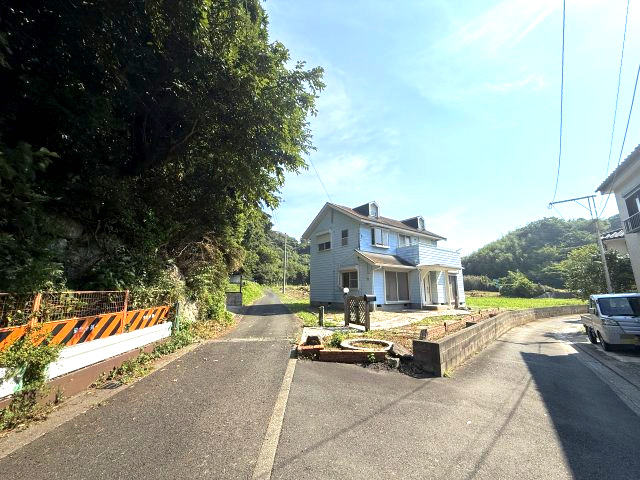 海まで7分！広大な土地　スローライフを満喫！の前面道路含む現地写真|前面道路