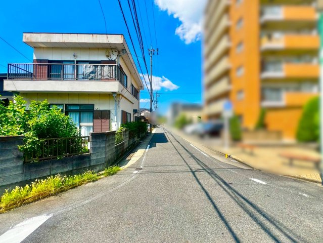 東区大幸四丁目土地の前面道路含む現地写真