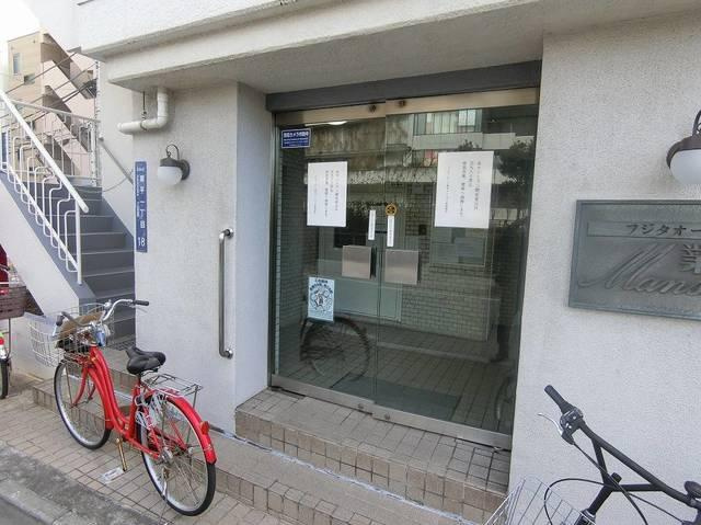 フジタオーク業平マンションのエントランス| 