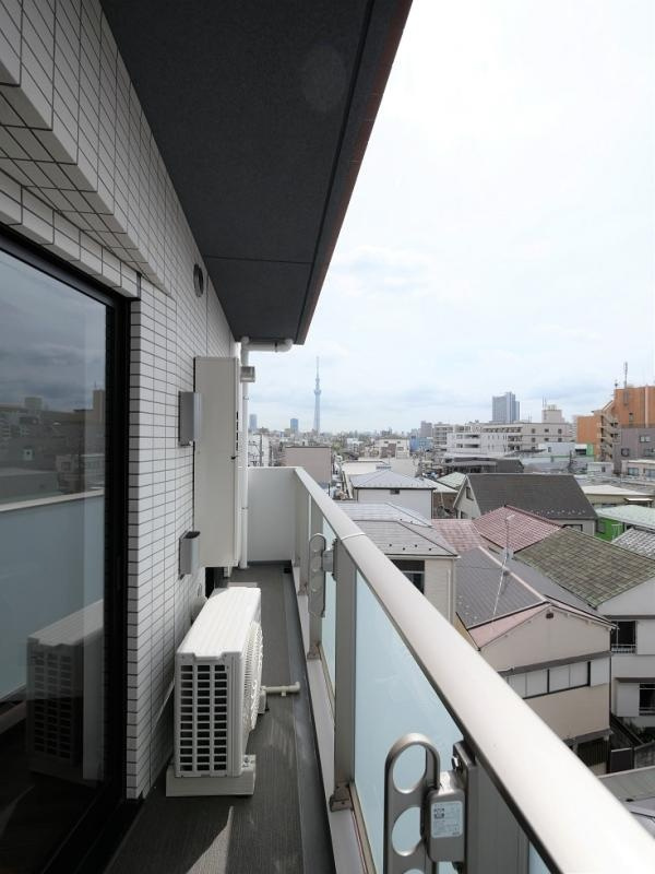 ラフィスタ墨田5丁目Ⅱのバルコニー