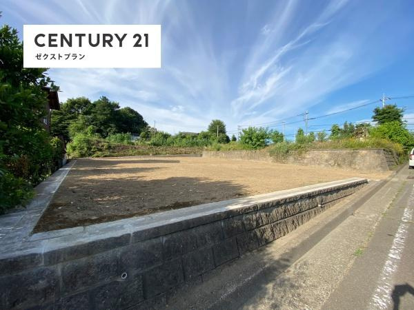 前橋市高花台土地の前面道路含む現地写真|南西側道路からの眺望