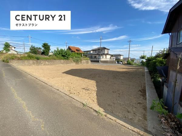 前橋市高花台土地の前面道路含む現地写真|北西側道路からの眺望