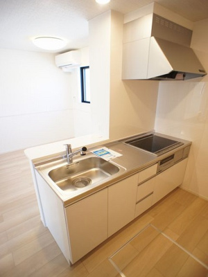 【キッチン】 | グレースメロウＥ | システムキッチンコンロ付きです♪