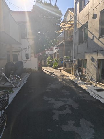 西尾久3丁目売地の前面道路含む現地写真
