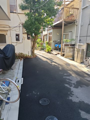 西尾久3丁目売地の前面道路含む現地写真