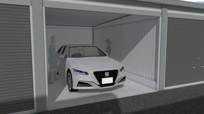 【外観パース】 | 上町ガレージ