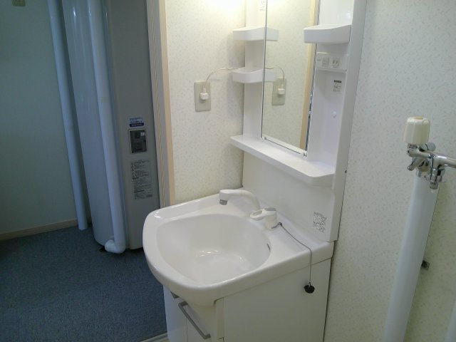 北6ハイツの独立洗面台