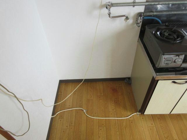コーポスカイハイの内装|洗濯機置き場
