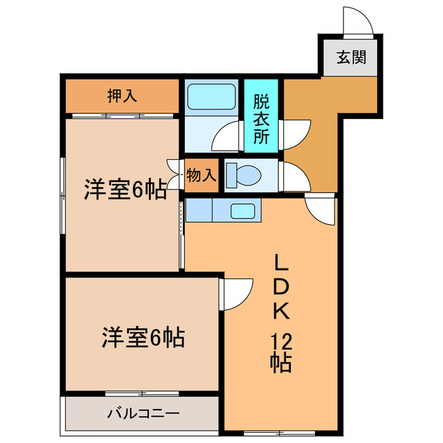 ベルピア18の間取り