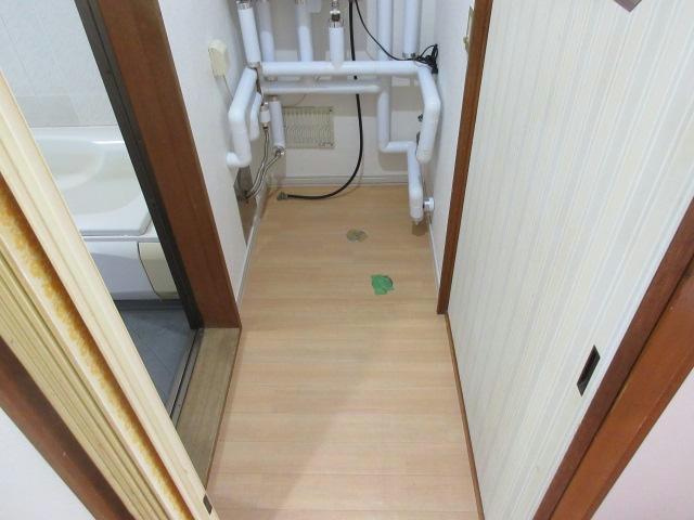 西15南3平屋（相原邸）の洗面所