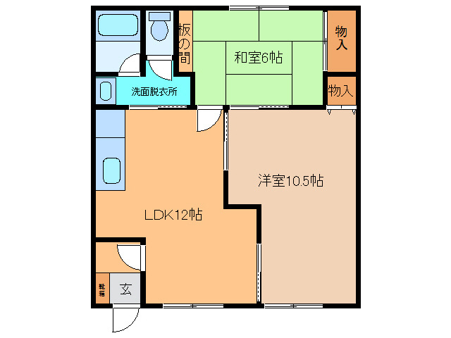 栄マンションの間取り