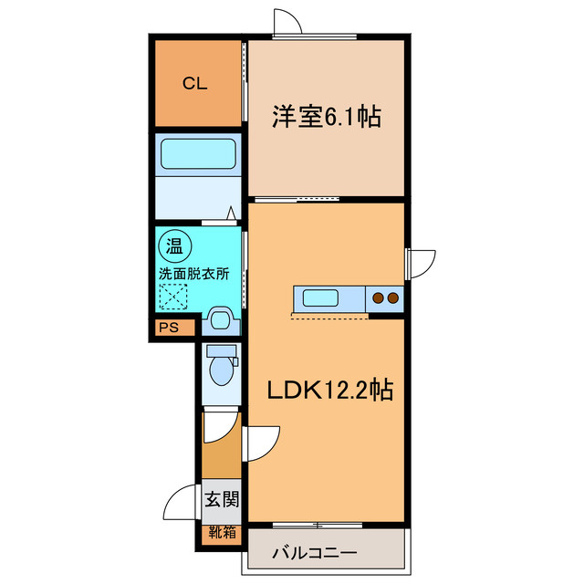 グラシアス帯広RT（東棟）の間取り
