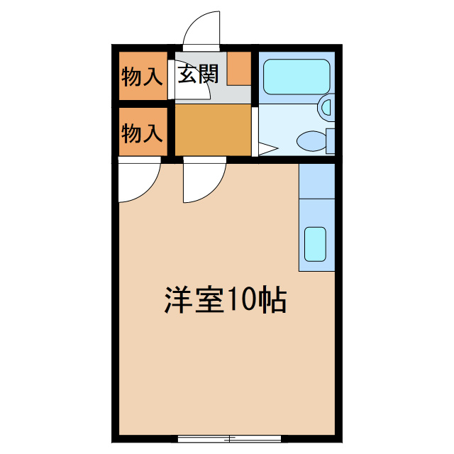 シャンポール中田の間取り