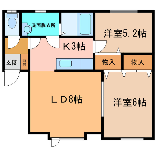 プルミエール318の間取り