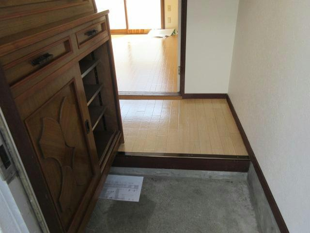 喜多ハイツの玄関