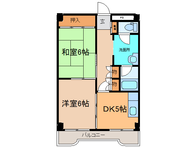 シャトー帯広の間取り