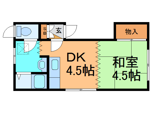 ハイツアルピナの間取り