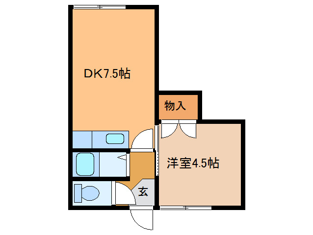 Haitsu74の間取り