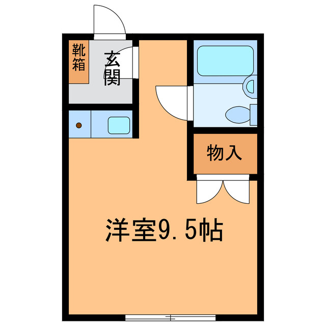 コーポしのだの間取り