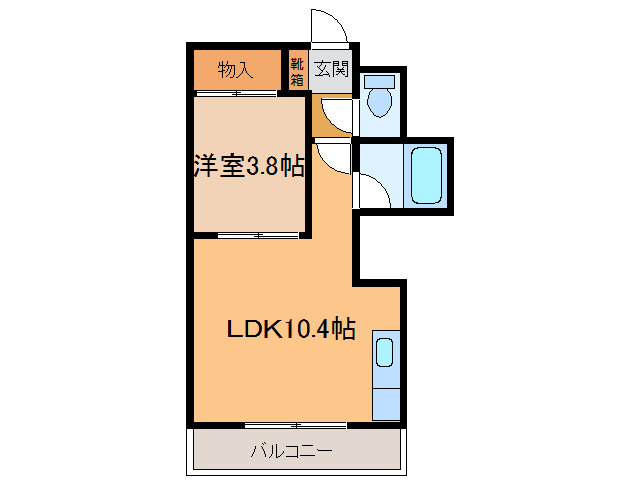 リベラルの間取り