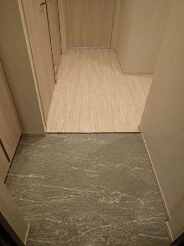 コンポジット千石の玄関