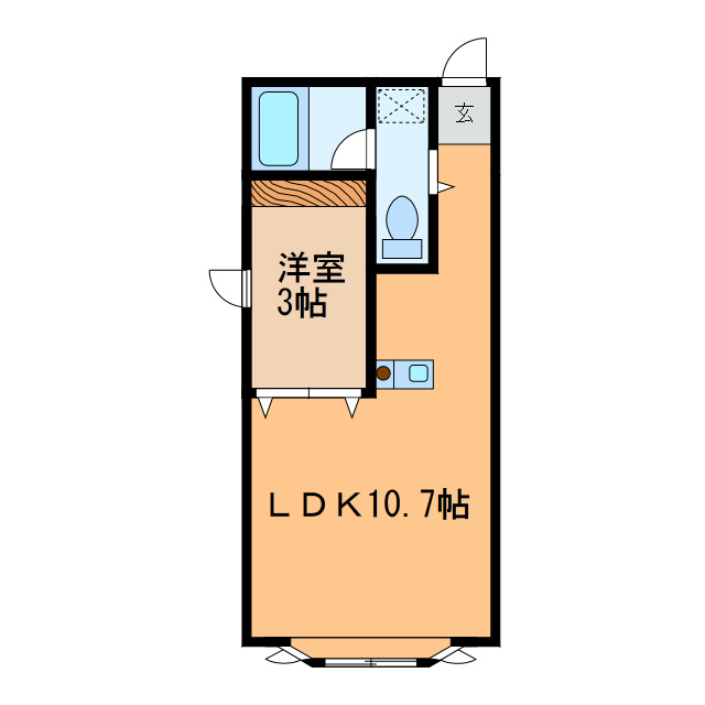 リバー1233の間取り