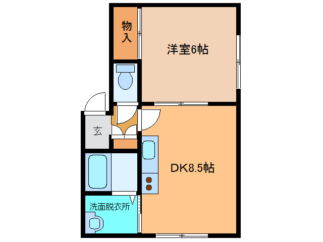 メゾンシャトーの間取り