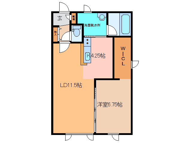 ラミアール弥生通の間取り