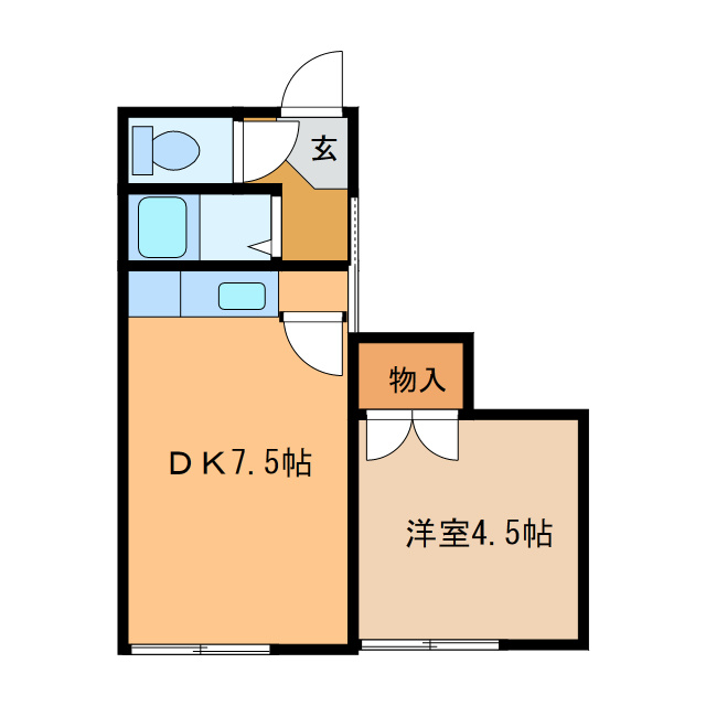 Haitsu74の間取り