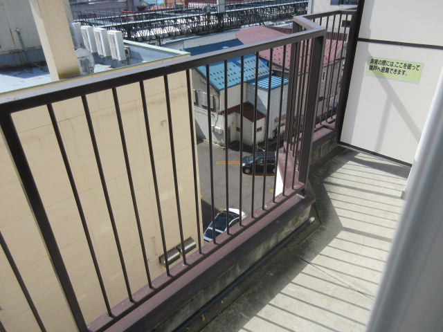 シャトー帯広のバルコニー