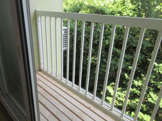 ラ・ポレール陸Bのバルコニー