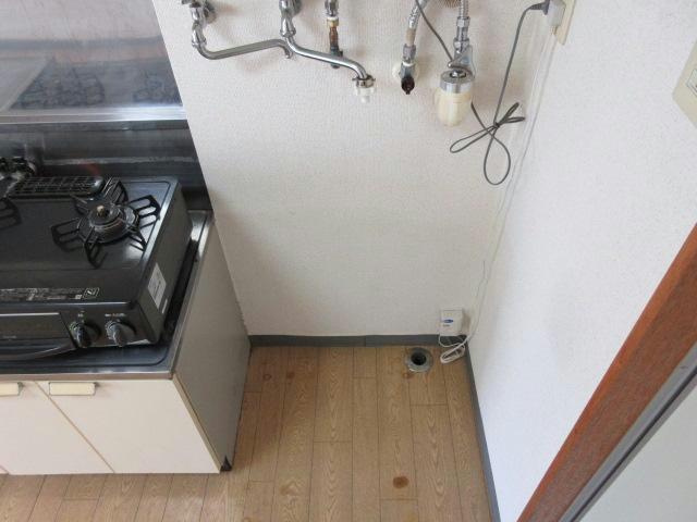 コーポピープルの内装|洗濯機置き場