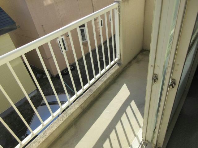 コーポピープルのバルコニー