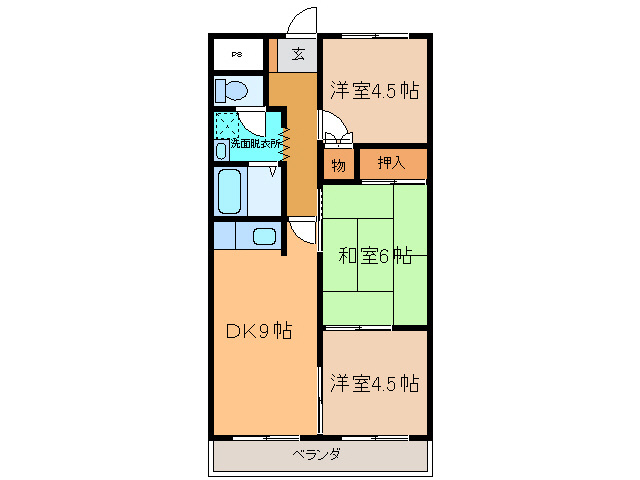 ライフマンションの間取り