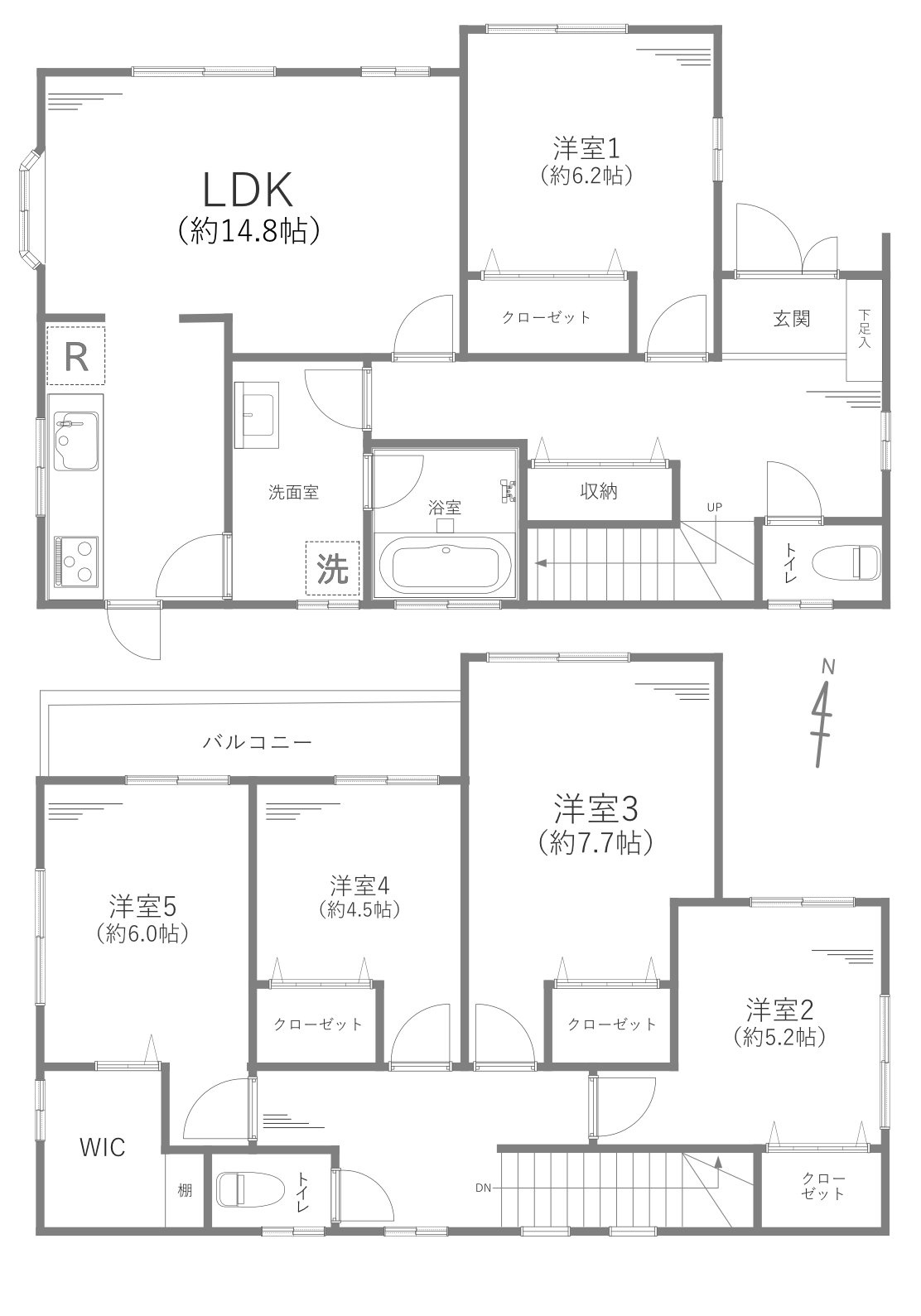 綾瀬市綾西四丁目戸建の間取り