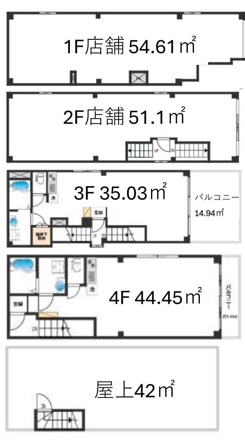 東京都板橋区南常盤台　新築1棟ビル【One Tokiwadai】の間取り