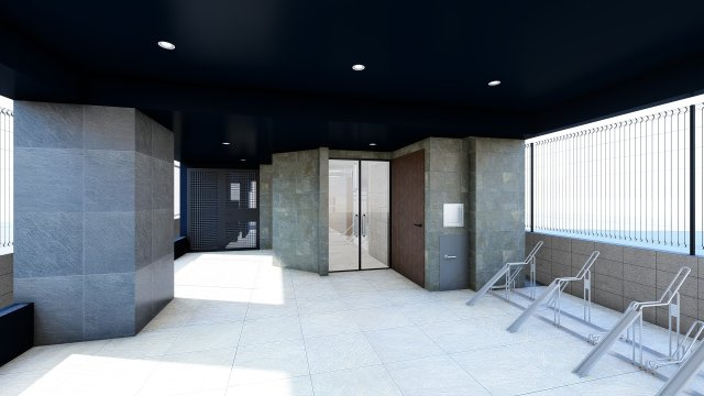 SYNEX YOKOHAMA-AOKICHOのエントランス|完成予想パース