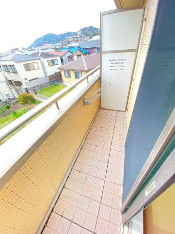 フォレストメゾン須磨寺のバルコニー