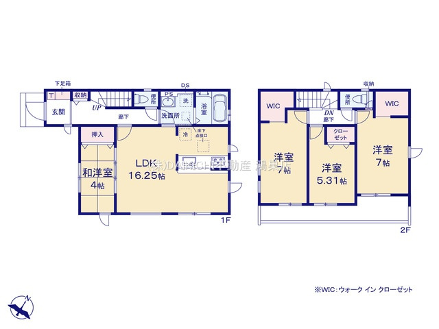 【間取り】 | 桶川市末広6期　GRAFARE　新築戸建　全1棟　1号棟