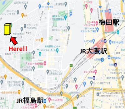 【地図】 | エスリードレジデンスグラン大阪福島ノース