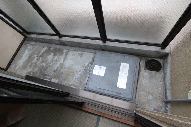 ハピネス東須磨のバルコニー