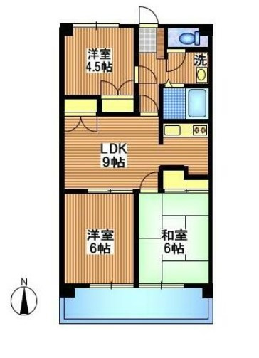 ロングキャッスルⅡの間取り