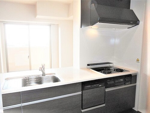 パークヒルズ己斐西町のキッチン|システムキッチン　※2020年5月撮影