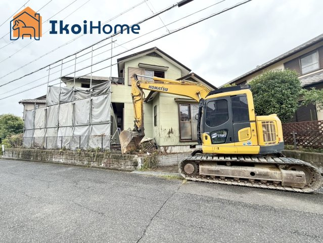 神戸市西区竹の台３丁目　土地の前面道路含む現地写真|前面道路はゆったり7ｍあります。安心して駐車して頂けます。