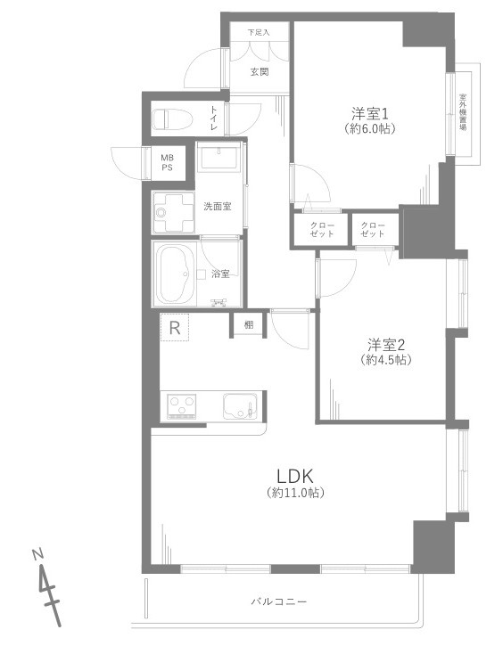 アークステージ北池袋の間取り